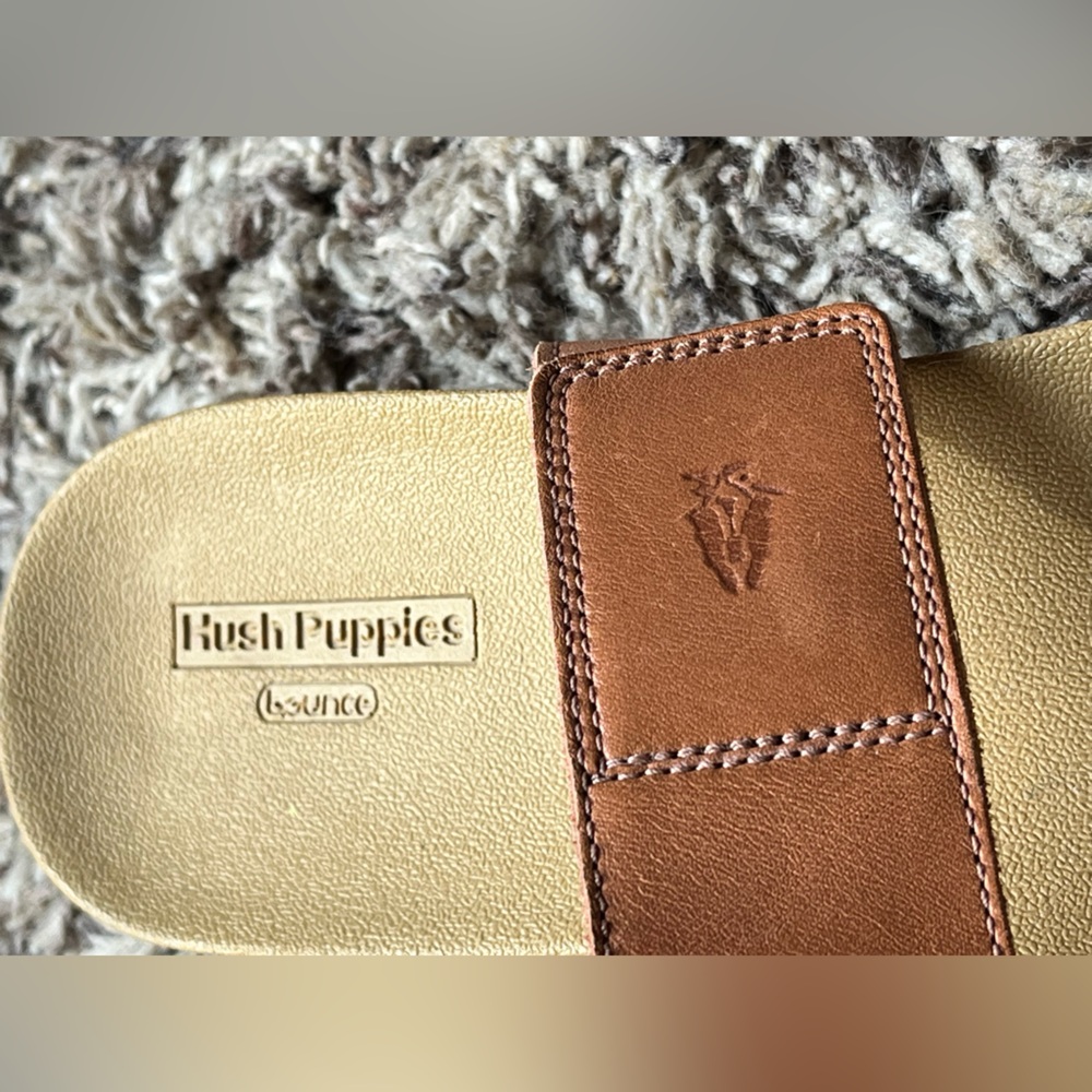 Hush Puppies Women’s Lilly 2 Band Slides USA Size 7 Wide Leopard Hook/Loop EUC - Picture 5 of 9